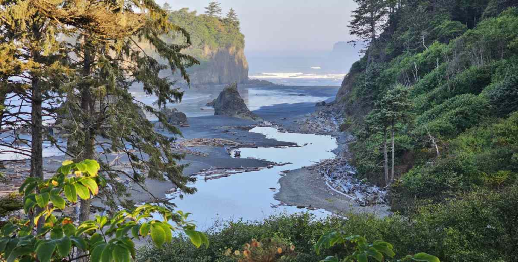 Ruby beach in Olympic National Park on Washington's coast