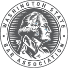 Washington State Bar Association logo showing head of George Washington
